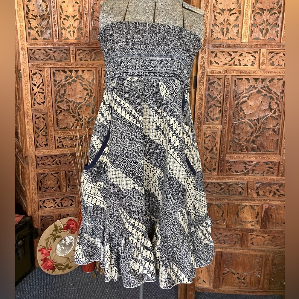 Strapless babydoll dress